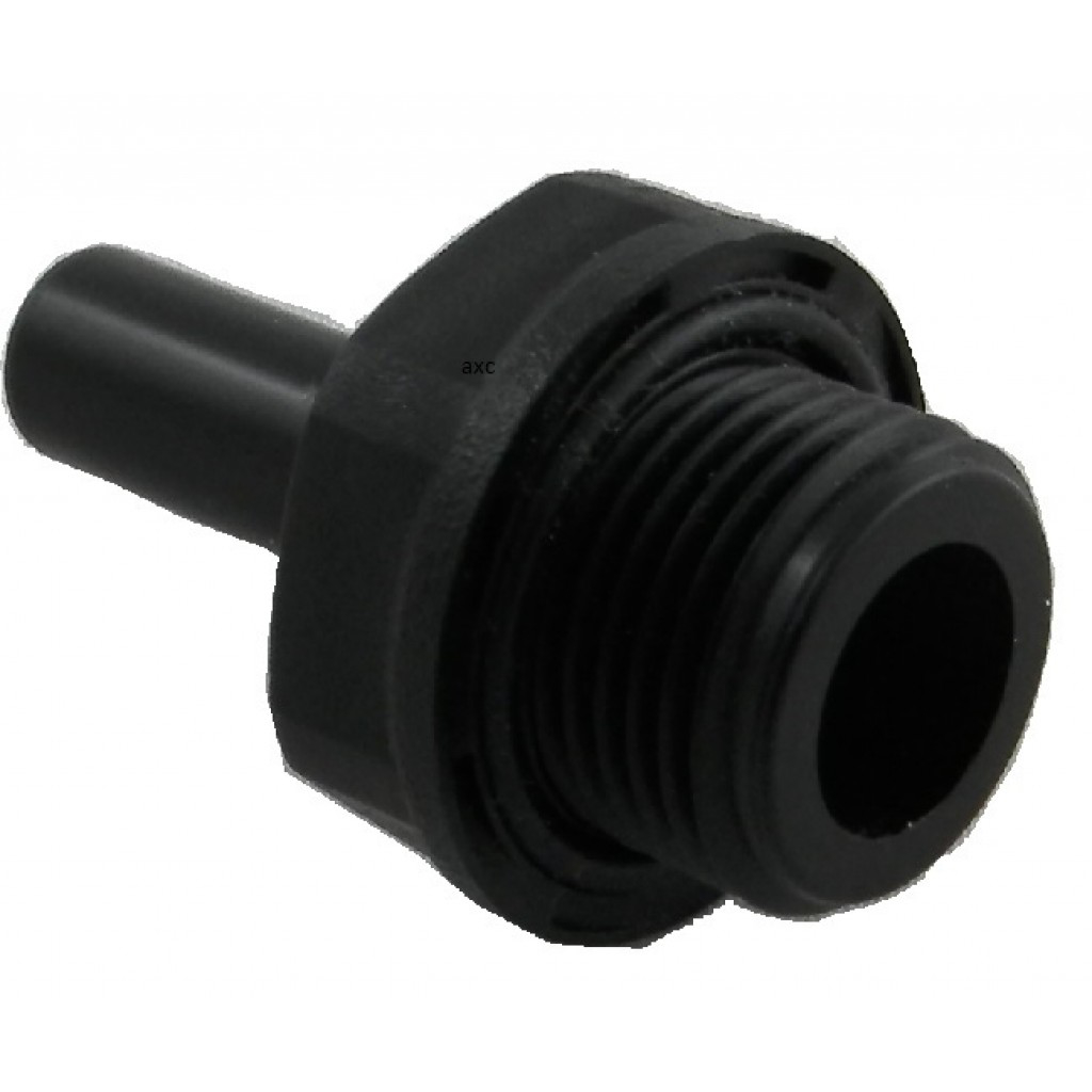Raccordo innesto rapido diritto maschio 1/4" codolo 6mm