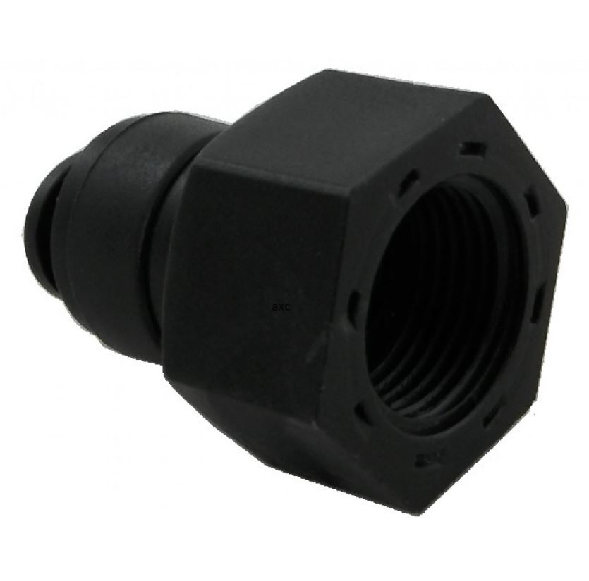 Raccordo diritto F 3/8" tubo 6 mm