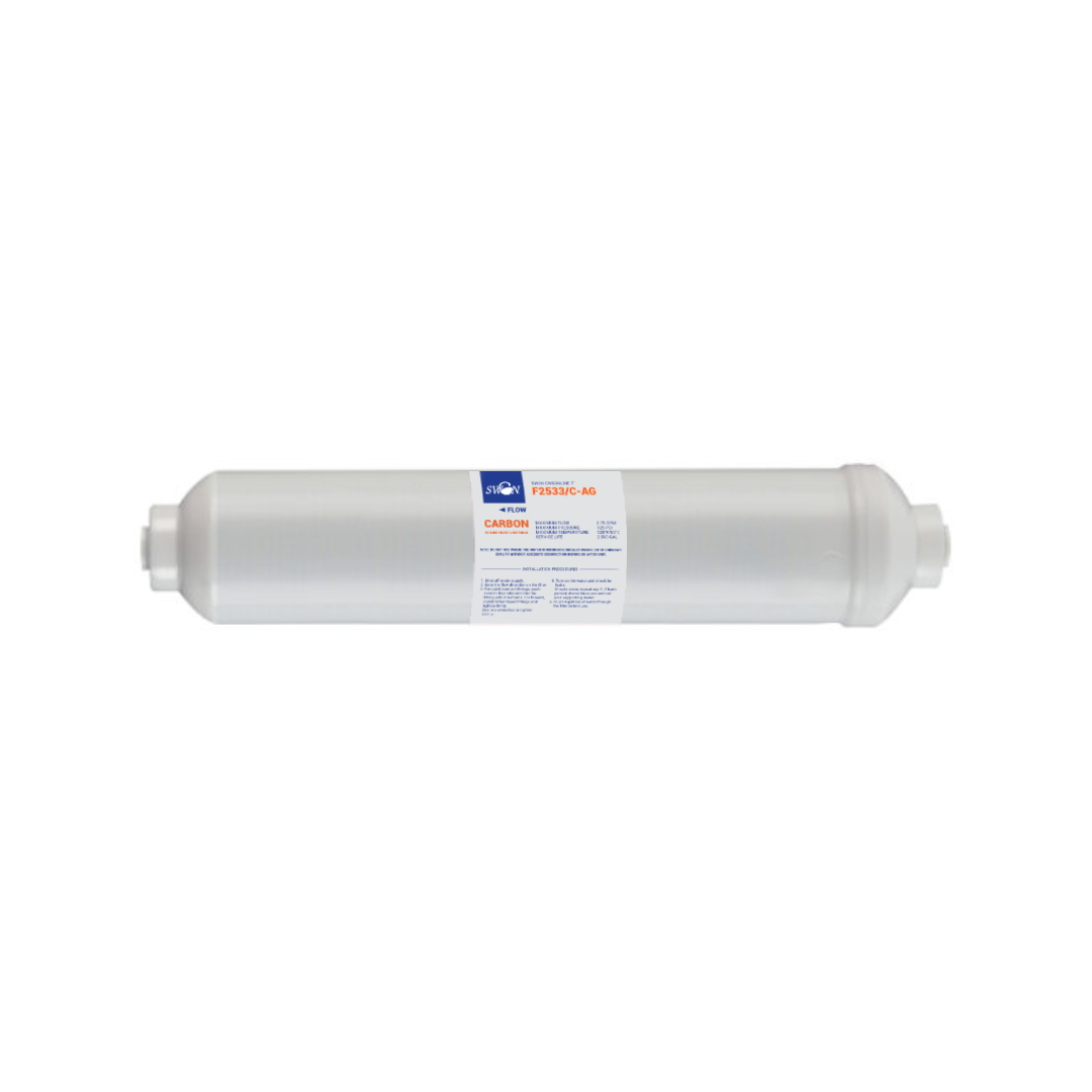 Filtro in linea Swan 10" carbone + Ag