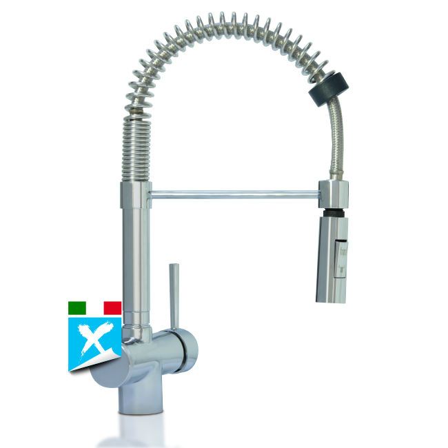 Rubinetto cinque vie miscelatore con doccia Rubinetto cinque vie miscelatore con doccia